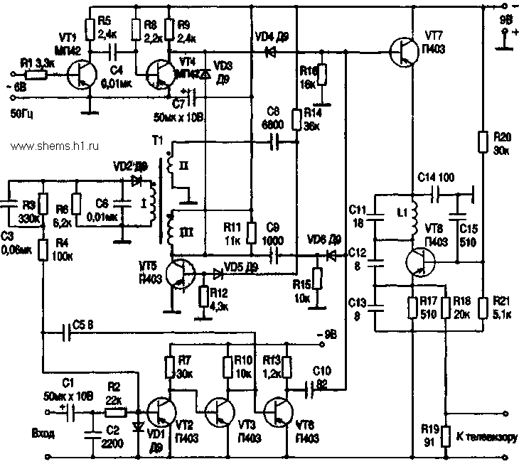 DS-1002, осциллограф цифровой приставка к ПК 2кан. 100МГц - описание