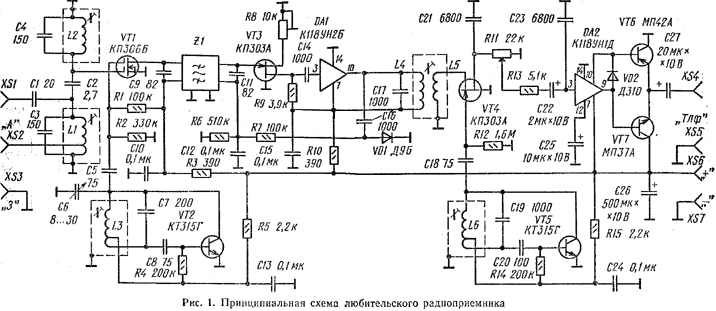 Радио и связь | Принципиальные схемы
